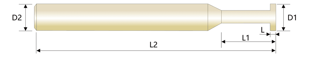 Фреза концевая для Т-образных пазов для аллюминия HRC55