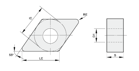 Твердосплавные пластины DCMT11T308-M