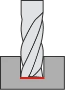 Фреза концевая "Ласточкин хвост" для алюминия HRC55