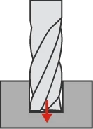 Фреза концевая фреза с шаровым наконечником микродиаметра для алюминия HRC60