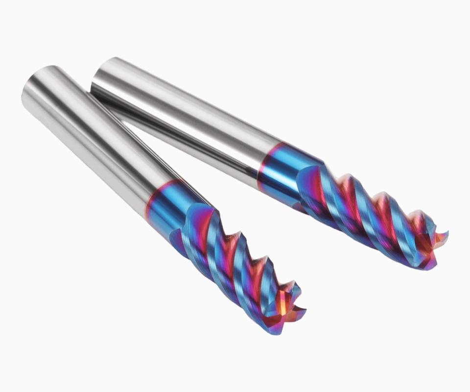 Фреза угловая радиусная концевая HRC 55