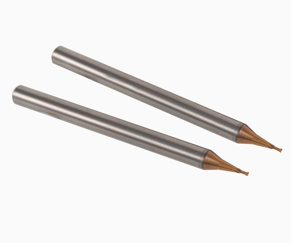 Фреза квадратная концевая микродиаметра HRC60