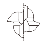 Фреза квадратная концевая Серии ST-UPD HRC68