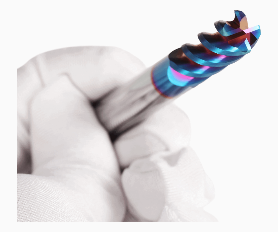 Фреза угловая радиусная концевая HRC 55