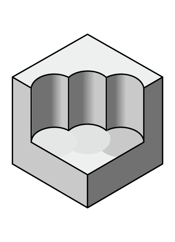 Фреза квадратная концевая Серии ST-UPD HRC68