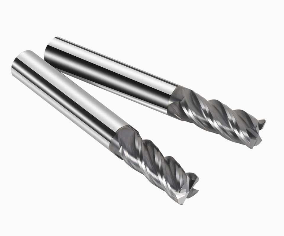 Фреза твердосплавная угловая радиусная концевая HRC 70