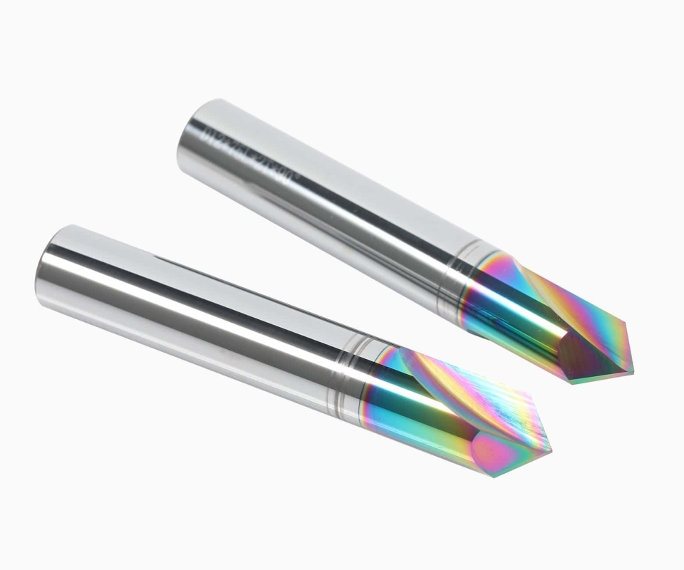 Фреза концевая цветная фасочная для алюминия HRC55